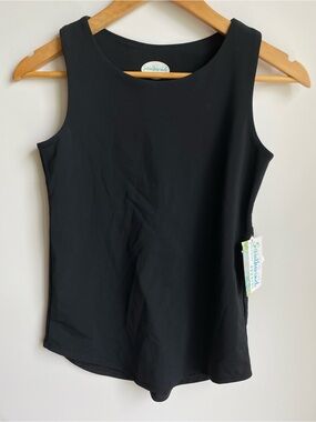 Southwind Apparel High Neck Performance Tank Stretch Black XS